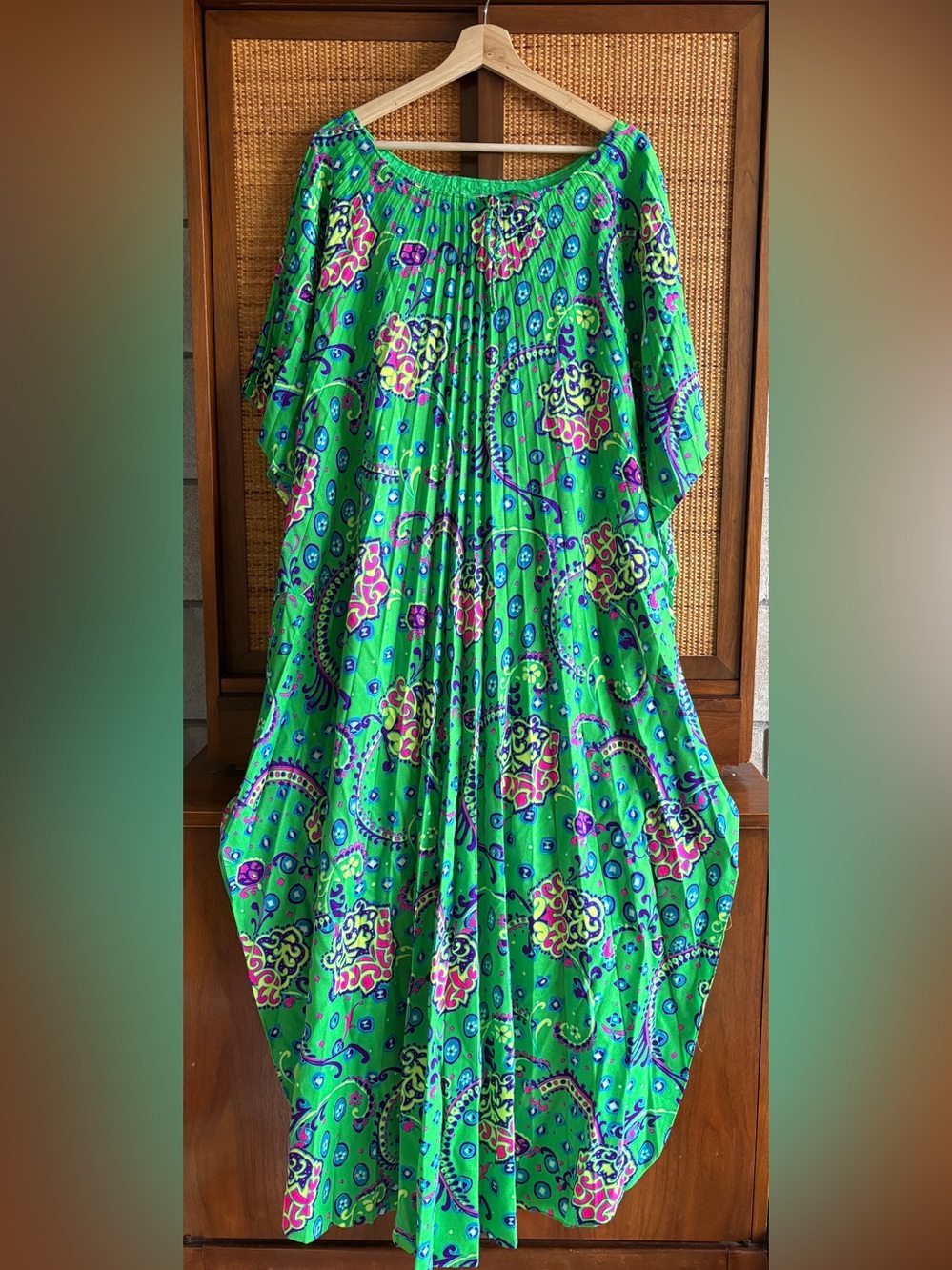 RARE 1960s/70s Kamehameha Paisley Kaftan